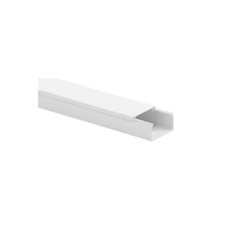 Canaleta 20x10 3/4" SIN Adhesivo 2m Blanco.