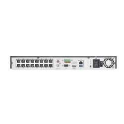 NVR 16 Cam IP 4K, _2DD 6Tb, Hikvision, Vca, h265, Alarm 4in/1out, 12/8/5/4/Mpx, 2Usb, 1rca, Hdmi/Vga. Gtia: 90 Dias