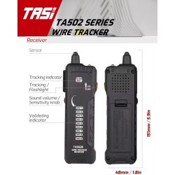 Generador Tono 5en1, Lan RJ45/11, TASI,Caiman, Chicharra, wiremap, Tester Volt, Continuidad, 2x Bat 9v, audif. Gtia:0d