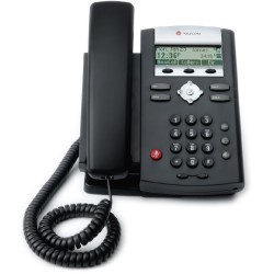 Telefono IP Polycom, 2 Sip, 2Lan, POE, LCD 102x33, HD:Voice, Soundpoint, Speak/HandF. Reg 24Dc, Grtia: 30 dias.