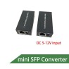 Convertidor Extern SFP Vacio FO SM/MM o RJ45 para SFP Multimodo, Monomodo o Rj45. Pto Rj45 AutoS, 0.5 Km / 20Km. Gtia: 30d