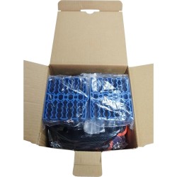 Kit Organizador Cableado, 7 Pz: 3 Velcro, 1 Caja, 1 Tijera, 2 Peinador. Color Libre