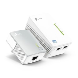 Powerline Extensor WiFi 300Mbps  AV600 TP-Link, 110 Ac/Rj45, Son 2 Unds. Master/Esclavo. Gtia: 30dias en Tienda.