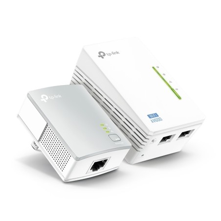 Powerline Extensor WiFi 300Mbps  AV600 TP-Link, 110 Ac/Rj45, Son 2 Unds. Master/Esclavo. Gtia: 30dias en Tienda.