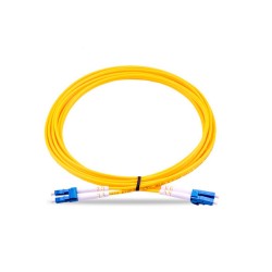 Patch Cord FO SM LC/UPC LC/UPC 2M Duplex Amarillo, 2mm, G657A2