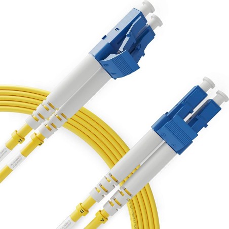 Patch Cord FO SM LC/UPC LC/UPC 2M Duplex Amarillo, 2mm, G657A2