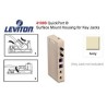 Caja Superf Vacio 6 Ptos Blanco, Leviton