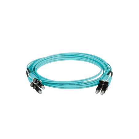 Patch Cord FO MM LC LC, OM3, 3m Panduit, Multimode Duplex, 50/125um, Aqua