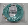 Patch Cord FO MM Lc Lc, OM3 Upc, 75mt, Multimodo Duplex, 50/125um, Aqua, lszh