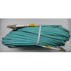 Patch Cord FO MM Lc Lc, OM3 Upc, 75mt, Multimodo Duplex, 50/125um, Aqua, lszh